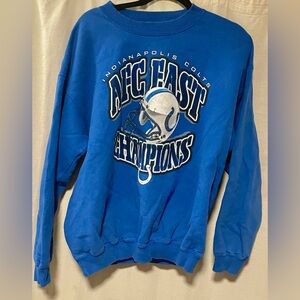 90s Vintage Gildan Indianapolis Colts AFC East Champions Crewneck- Size Large